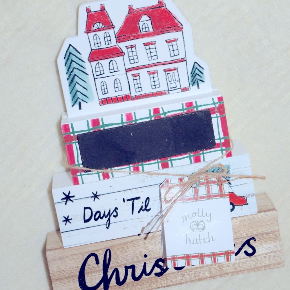 NEW Anthropologie Molly Hatch Whimsical Wood Christmas Decor Car House Tree G5 - Picture 2 of 10